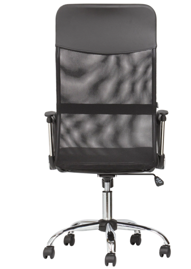 Кресло Brabix Flash MG-302 (с подлокотниками, хром, черное) в Перми - изображение 3