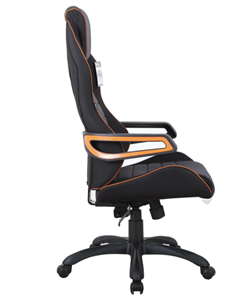 Офисное кресло Brabix Techno Pro GM-003 (ткань, черное/серое, вставки оранжевые) в Перми - предосмотр 2