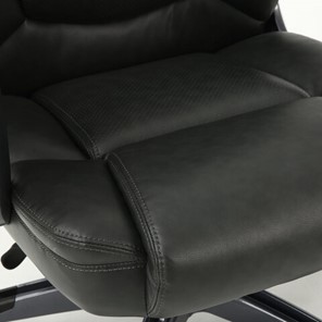 Кресло офисное Brabix Premium Favorite EX-577 (пружинный блок, рециклированная кожа, серое) 531935 в Перми - предосмотр 7