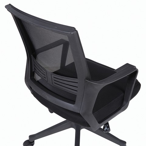 Компьютерное кресло Brabix Balance MG-320 (с подлокотниками, черное) 531831 в Перми - изображение 6