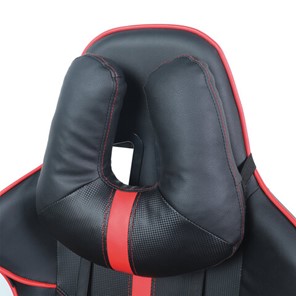 Кресло Brabix GT Carbon GM-120 (две подушки, экокожа, черное/красное) 531931 в Перми - предосмотр 5