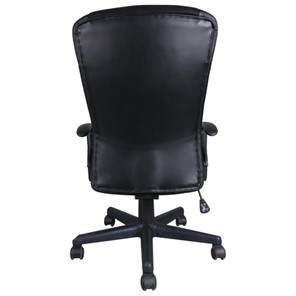 Кресло компьютерное Brabix Optima MG-370 (с подлокотниками, экокожа/ткань, черное) 531580 в Перми - предосмотр 2