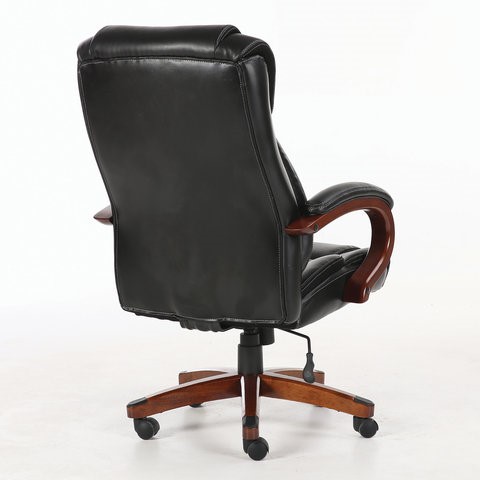 Компьютерное кресло Brabix Premium Magnum EX-701 (дерево, рециклированная кожа, черное) 531827 в Перми - изображение 2