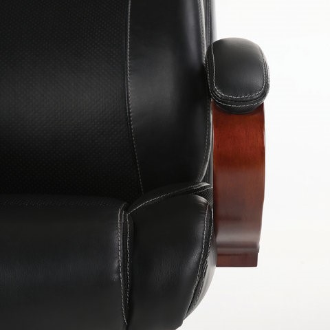 Компьютерное кресло Brabix Premium Magnum EX-701 (дерево, рециклированная кожа, черное) 531827 в Перми - изображение 12