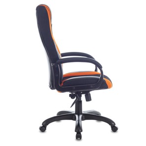 Компьютерное кресло Brabix Premium Rapid GM-102 (экокожа/ткань, черно/оранжевое) в Перми - предосмотр 1