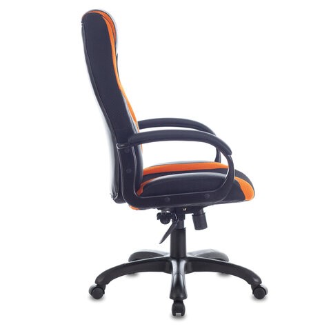 Компьютерное кресло Brabix Premium Rapid GM-102 (экокожа/ткань, черно/оранжевое) в Перми - изображение 1