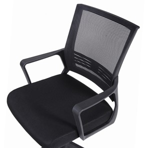 Компьютерное кресло Brabix Balance MG-320 (с подлокотниками, черное) 531831 в Перми - предосмотр 5