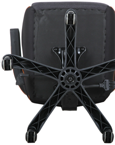 Офисное кресло Brabix Techno Pro GM-003 (ткань, черное/серое, вставки оранжевые) в Перми - предосмотр 5