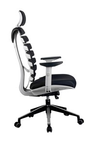 Кресло Riva Chair SHARK (Черный/серый) в Перми - предосмотр 2