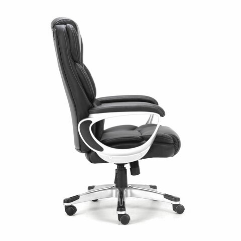Офисное кресло Brabix Premium Rest EX-555 (пружинный блок, экокожа, черное) в Перми - изображение 1