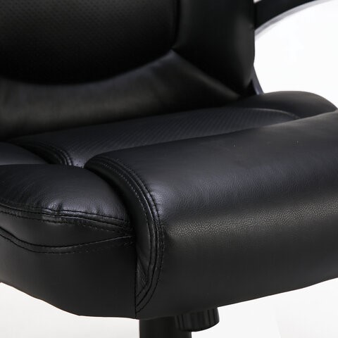 Кресло Brabix Premium Favorite EX-577 (пружинный блок, рециклированная кожа, черное) 531934 в Перми - изображение 8