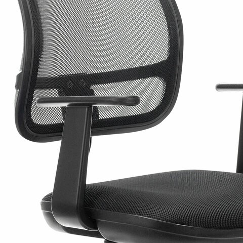 Офисное кресло Brabix Drive MG-350 (с подлокотниками, сетка, черное) в Перми - изображение 4