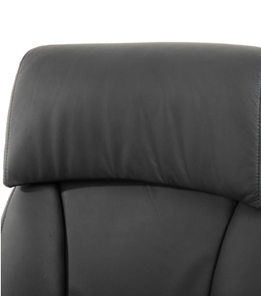 Компьютерное кресло из натуральной кожи BRABIX PREMIUM "Phaeton EX-502", хром, черное, 530882 в Перми - предосмотр 5