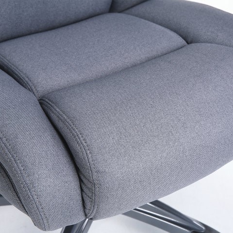 Кресло Brabix Premium Solid HD-005 (ткань, серое) 531823 в Перми - изображение 7