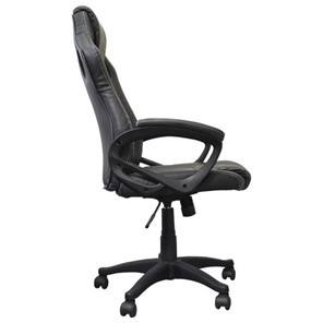 Кресло офисное Brabix Rider Plus EX-544 КОМФОРТ (экокожа, черное/серое) в Перми - предосмотр 1
