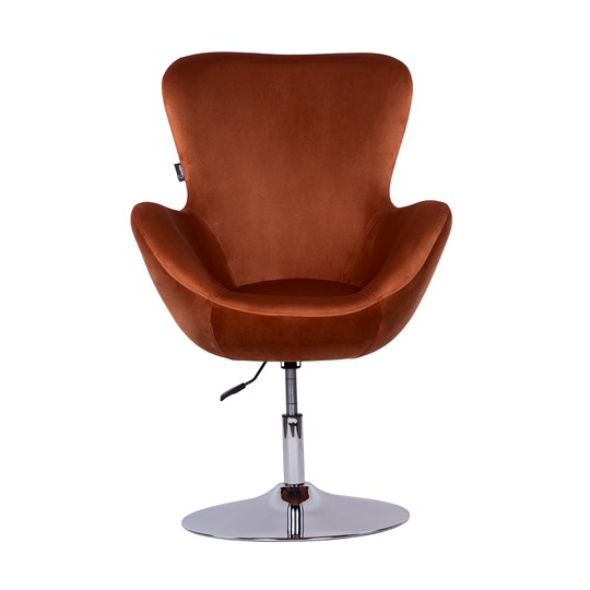 Кресло офисное Беннет-1, Микровелюр оранжевый в Перми - изображение 1