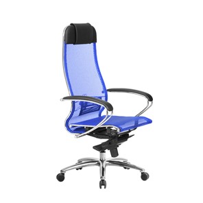Офисное кресло Samurai S-1.04, синий в Перми - предосмотр 3