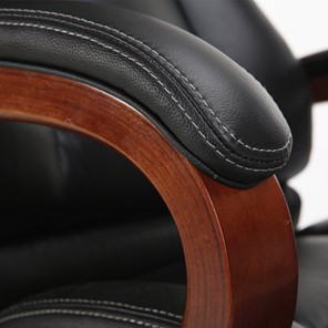 Офисное кресло Brabix Premium Infinity EX-707 (дерево, натуральная кожа, черное) 531826 в Перми - предосмотр 11