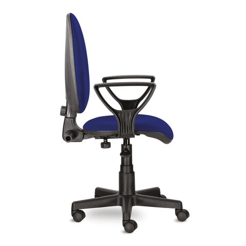 Офисное кресло Brabix Prestige Ergo MG-311 (регулируемая эргономичная спинка, ткань, синее) 532423 в Перми - изображение 1