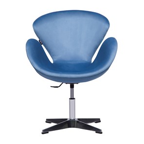 Кресло компьютерное Беннет-2, Микровелюр голубой в Перми - предосмотр 1