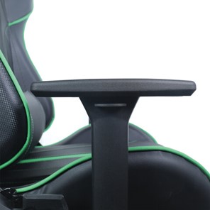 Кресло офисное Brabix GT Carbon GM-120 (две подушки, экокожа, черное/зеленое) в Перми - предосмотр 10