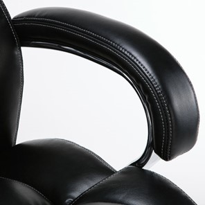 Кресло офисное Brabix Premium Status HD-003 (рециклированная кожа, хром, черное) в Перми - предосмотр 8
