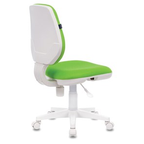 Кресло компьютерное Brabix Fancy MG-201W (без подлокотников, пластик белый, салатовое) в Перми - предосмотр 3