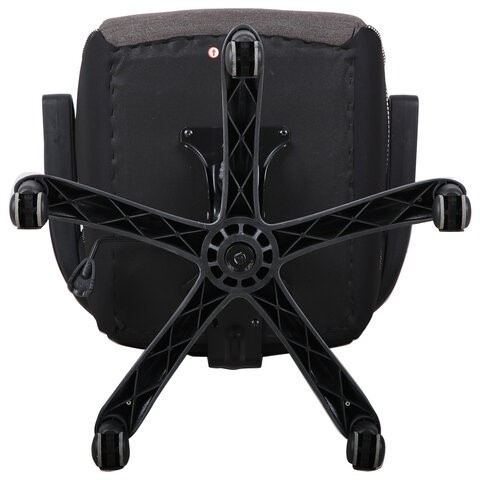 Кресло компьютерное Brabix Techno GM-002 (ткань, черное/серое, вставки белые) в Перми - изображение 4