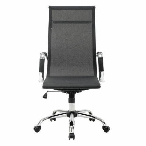 Компьютерное кресло Brabix Line EX-530 (хром, сетка, черное) 531846 в Перми - изображение 4