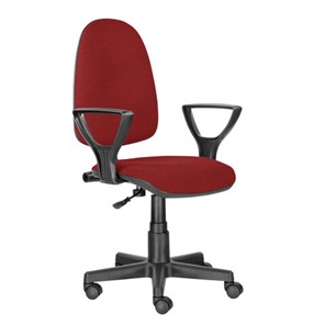 Офисное кресло Brabix Prestige Ergo MG-311 (регулируемая эргономичная спинка, ткань, красное) 532424 в Перми - предосмотр 2
