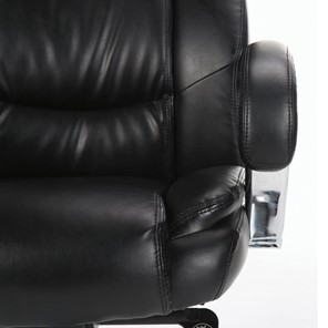 Кресло офисное Brabix Premium Direct EX-580 (хром, рециклированная кожа, черное) в Перми - предосмотр 14