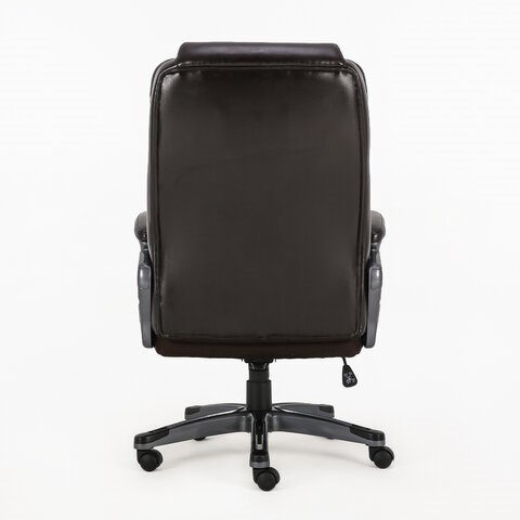 Компьютерное кресло Brabix Premium Favorite EX-577 (пружинный блок, рециклир. кожа, коричневое) 531936 в Перми - изображение 4