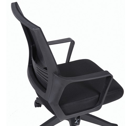 Компьютерное кресло Brabix Balance MG-320 (с подлокотниками, черное) 531831 в Перми - изображение 7
