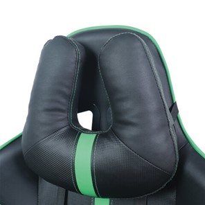 Кресло офисное Brabix GT Carbon GM-120 (две подушки, экокожа, черное/зеленое) в Перми - предосмотр 5