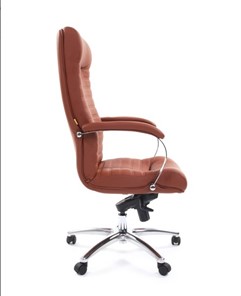 Офисное кресло CHAIRMAN 480 Экокожа Terra 111 (коричневая) в Чайковском - предосмотр 2