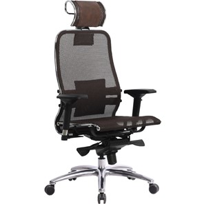 Офисное кресло Samurai S-3.04, темно-коричневый в Перми - предосмотр