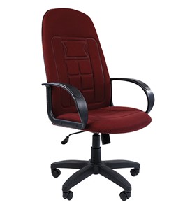 Компьютерное кресло CHAIRMAN 727 ткань ст., цвет бордо в Соликамске