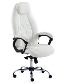 Компьютерное кресло BOSS Lux, кож/зам, белый, арт.15307 в Перми