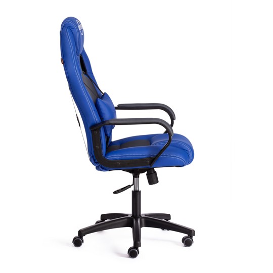 Кресло DRIVER (22) кож/зам/ткань, синий/серый, 36-39/TW-12 арт.21153 в Перми - изображение 2