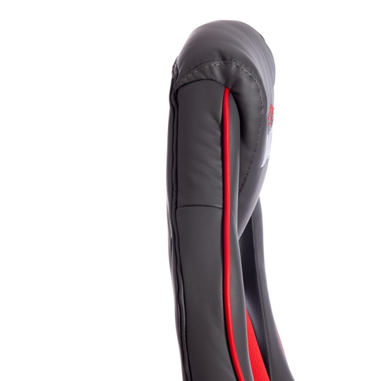 Кресло RACER GT new кож/зам/ткань, металлик/красный, арт.13249 в Перми - изображение 11