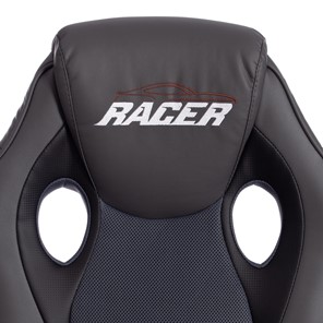 Кресло RACER GT new кож/зам/ткань, металлик/серый, арт.13251 в Перми - предосмотр 7