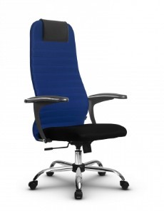 Офисное кресло SU-BU158-10  CH синий/черный в Перми