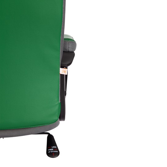 Кресло компьютерное TRENDY (22) кож/зам/ткань, зеленый/серый, арт.19519 в Перми - изображение 12