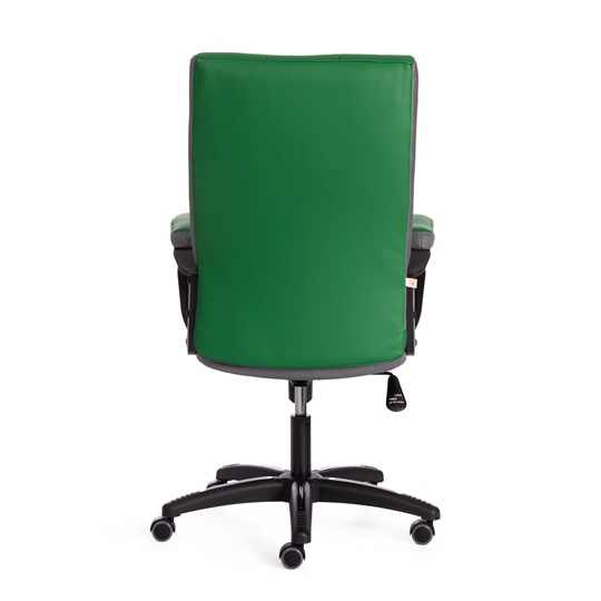 Кресло компьютерное TRENDY (22) кож/зам/ткань, зеленый/серый, арт.19519 в Перми - изображение 3