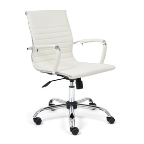 Кресло компьютерное URBAN-LOW кож/зам, белый, арт.14454 в Березниках