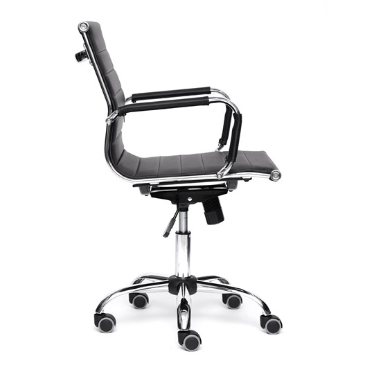 Кресло компьютерное URBAN-LOW кож/зам, черный, арт.14460 в Перми - изображение 1