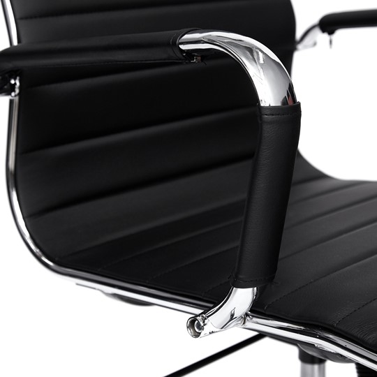 Кресло компьютерное URBAN-LOW кож/зам, черный, арт.14460 в Перми - изображение 15