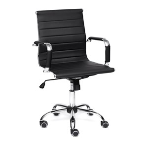 Кресло компьютерное URBAN-LOW кож/зам, черный, арт.14460 в Перми - предосмотр