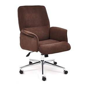 Кресло компьютерное YORK флок, коричневый, арт.13860 в Перми