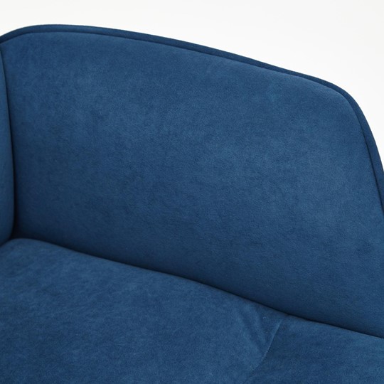 Кресло YORK флок, синий, арт.13862 в Перми - изображение 6